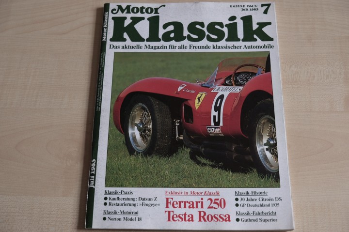 Motor Klassik 07/1985